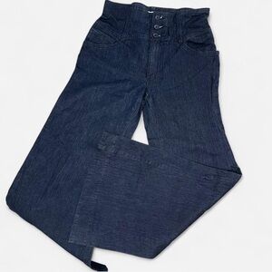 Old‎ Navy bell bottoms dark blue jeans size 12